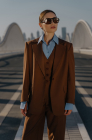 Oversized jacket, walnut brown