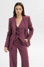 Fitted jacket, plum