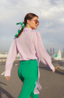  Flared trousers, green