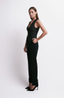 Straight-leg trousers, dark blue