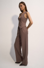 Fitted waistcoat, beige