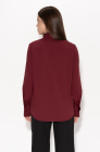 Classic blouse, burgundy