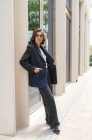 Palazzo trousers, dark grey