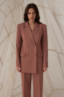 Double-breasted jacket, powder pink