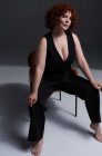 Fitted waistcoat, black