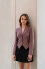 Corset blazer, dusty pink