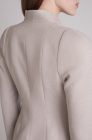 Semi-raglan tailored blazer, powder