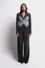 Corset blazer, lace grey