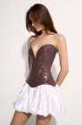 Patent corset, coffee