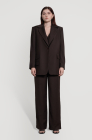 Palazzo trousers, chestnut