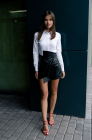 Wrap skirt, black