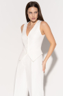 Palazzo trousers, milk white