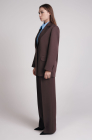 Palazzo trousers, mahogany