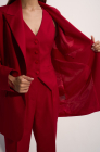 Oversized jacket, red