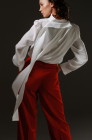 Bow detail blouse, ivory