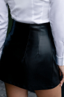 Wrap skirt, black
