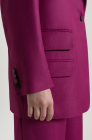 Oversized jacket, berry