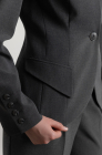 Semi-raglan tailored blazer, grey