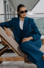 Oversized jacket, blue