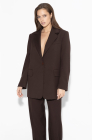 Oversized jacket, dark chocolate