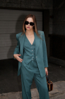 Palazzo trousers, green