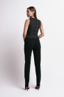 Straight-leg trousers, dark blue