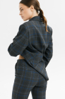 Straight-leg trousers, smoke blue