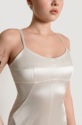 Slip dress, white