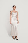 Slip dress, white