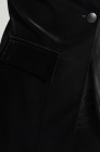 Velvet tuxedo with satin lapels, black