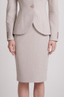 Pencil skirt, powder