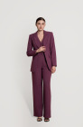 Fitted jacket, plum