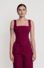 Palazzo trousers, sangria