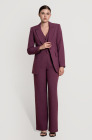 Fitted waistcoat, plum