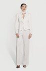Fitted waistcoat, pinstripe on white