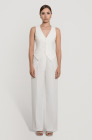 Fitted waistcoat, milk white