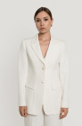 Fitted jacket, milk white