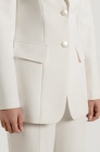 Fitted jacket, milk white