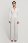 Palazzo trousers, milk white