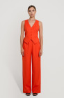 Fitted waistcoat, orange