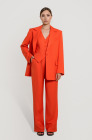Fitted waistcoat, orange
