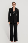 Tuxedo with satin lapels, black