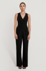 Fitted waistcoat, black