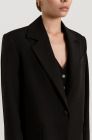 Oversized jacket, black