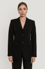 Fitted jacket, black