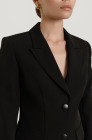 Fitted jacket, black