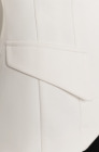 Semi-raglan tailored blazer, ivory