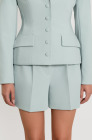 Pleated shorts, mint