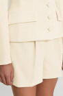 Pleated shorts, cream