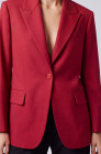 Oversized jacket, terracotta red